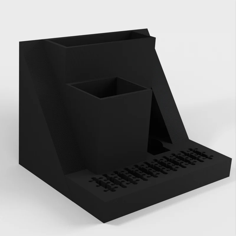 Organiseur de bureau avec porte-cartes USB et SD