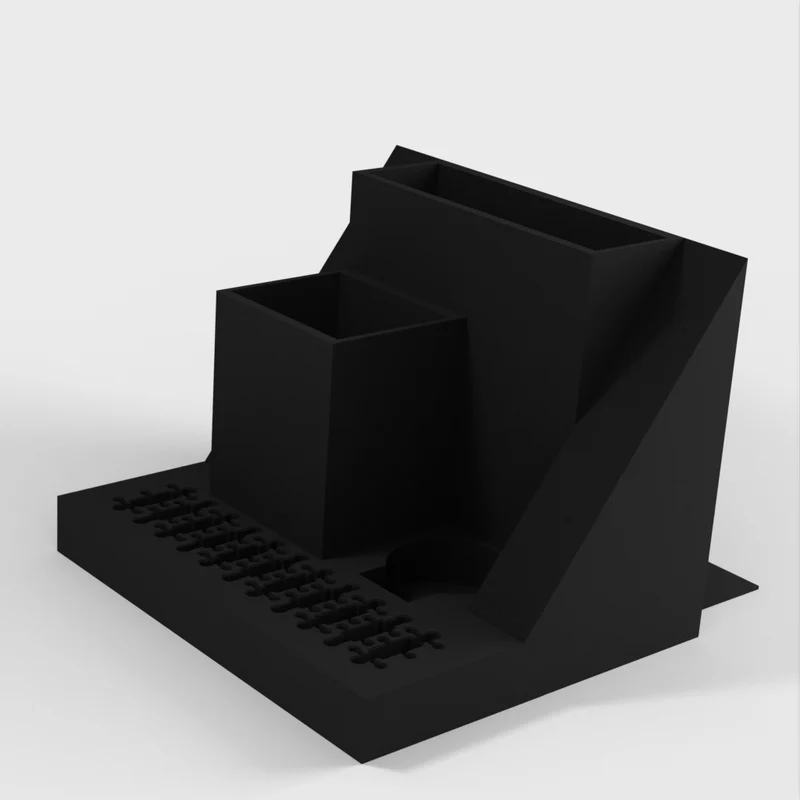 Organiseur de bureau avec porte-cartes USB et SD