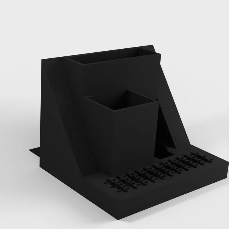 Organiseur de bureau avec porte-cartes USB et SD
