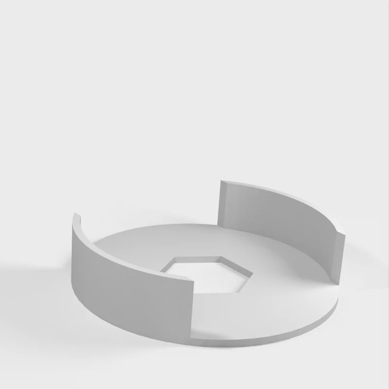 Porte-boissons simple avec remplissage hexagonal