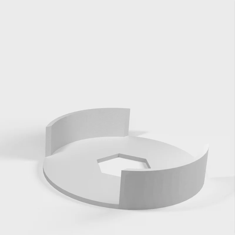Porte-boissons simple avec remplissage hexagonal