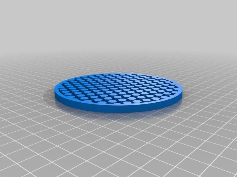 Porte-boissons simple avec remplissage hexagonal