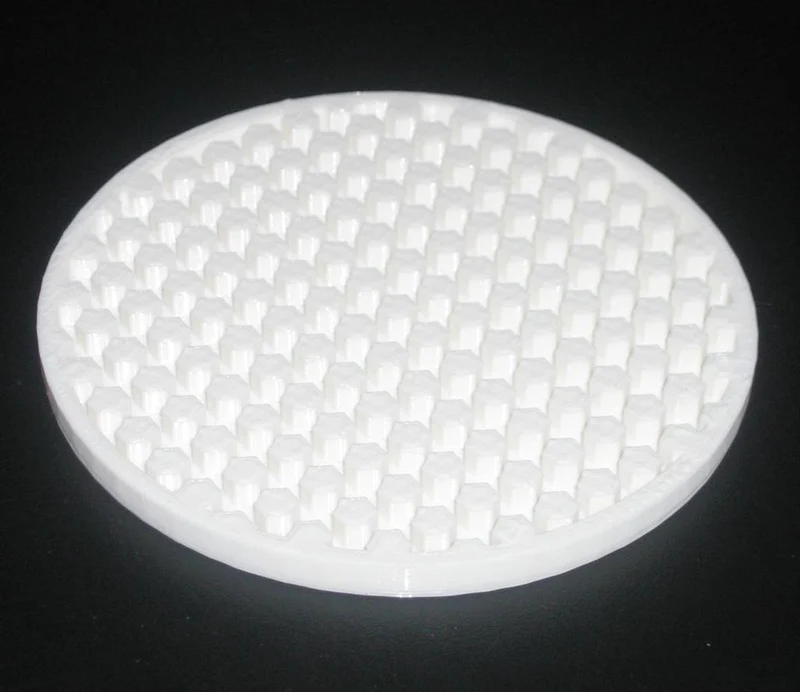 Porte-boissons simple avec remplissage hexagonal