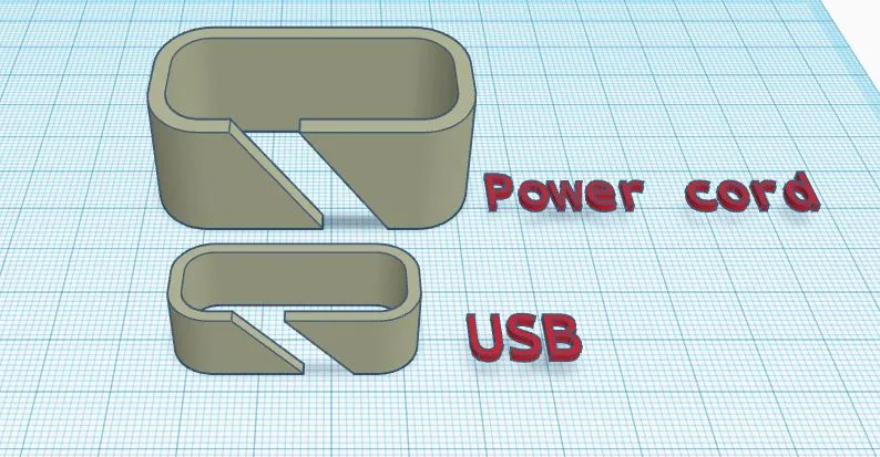 Organisateur de câbles en deux tailles pour les câbles USB et les câbles d'alimentation