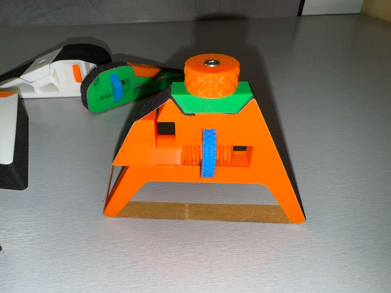 Jeu de blocs de ponçage avec tension de papier de verre