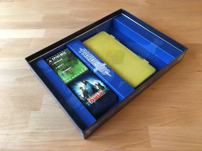 Boîte de rangement pour jeu de société Pandemic