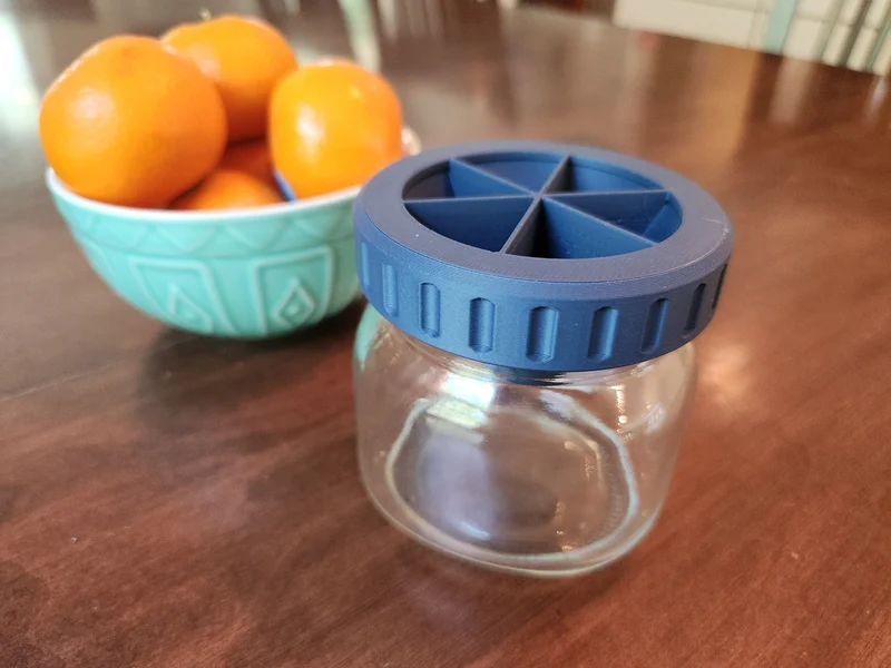 Couvercle efficace pour piège à mouches à fruits avec bocal Mason