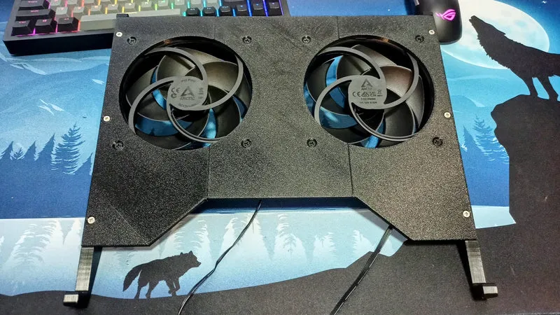 Cadre pour ordinateur portable gaming (16' ou moins) plaque de refroidissement