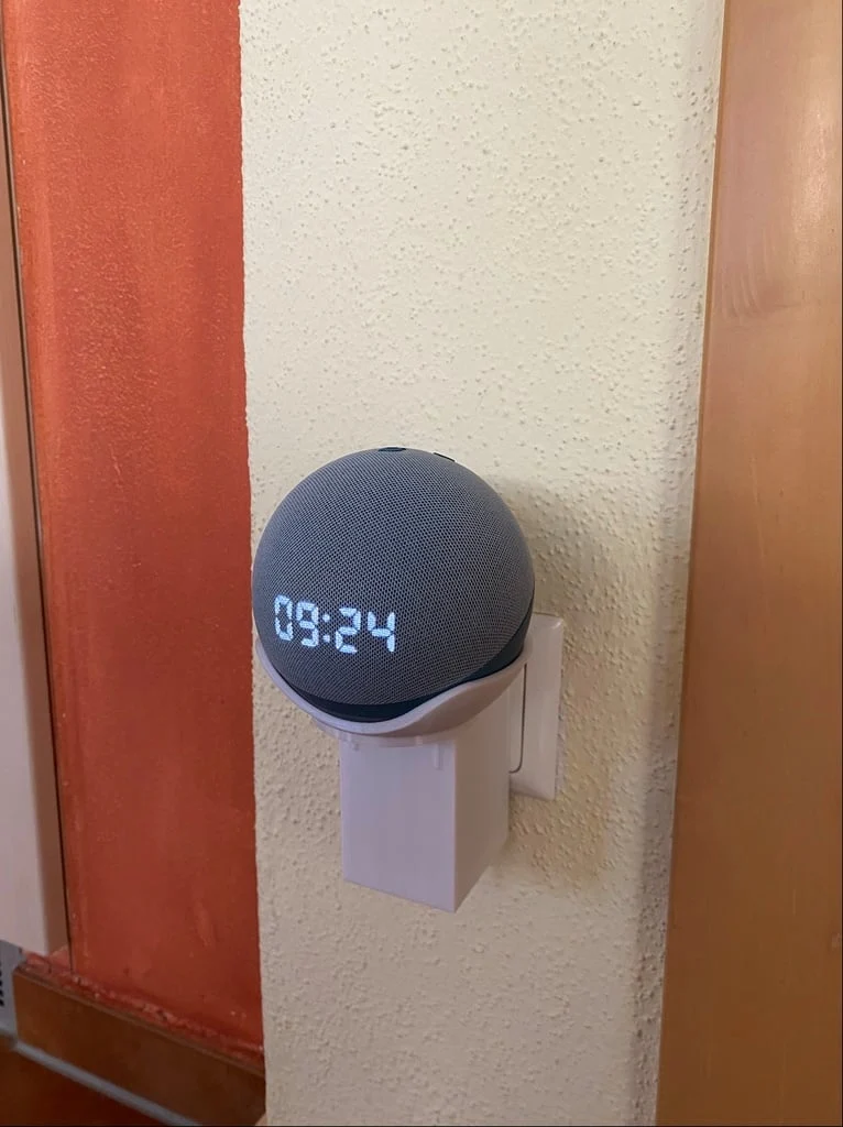 Support mural pour connecteur Amazon Echo Dot 4th gen