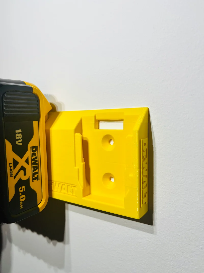Support de batterie Duo DeWalt 18V pour montage mural et au plafond