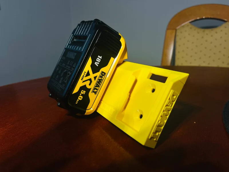 Support de batterie Duo DeWalt 18V pour montage mural et au plafond