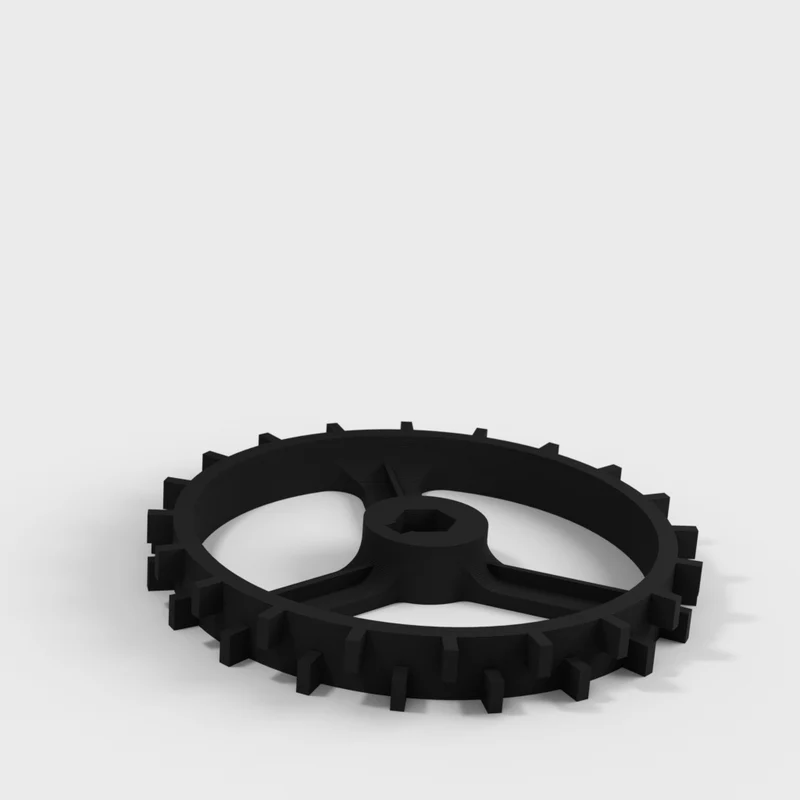 Roue de tondeuse à gazon robot