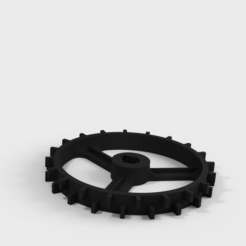 Roue de tondeuse à gazon robot