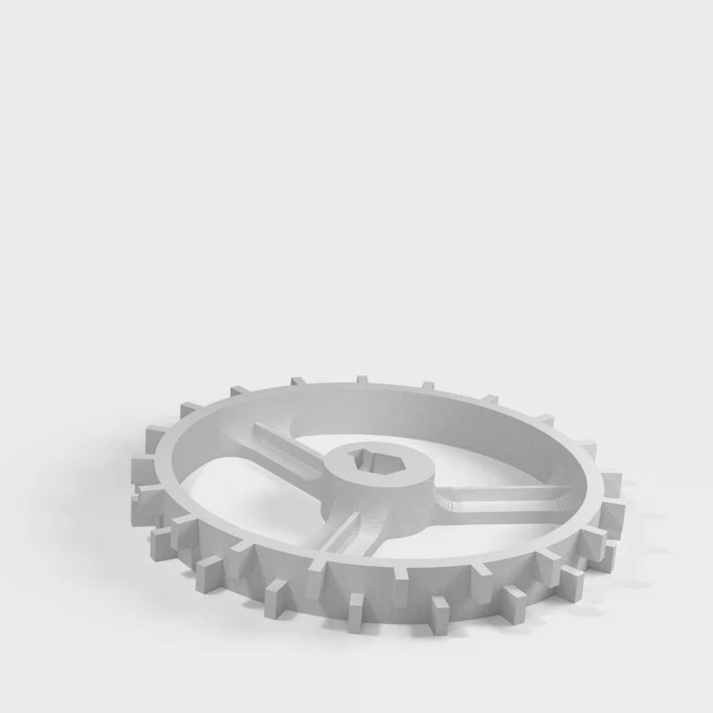 Roue de tondeuse à gazon robot