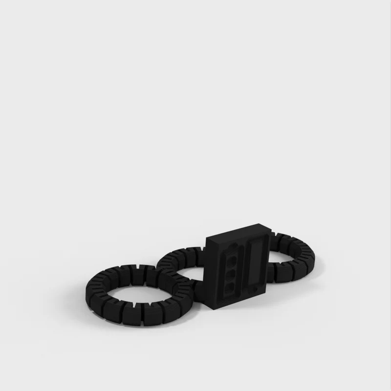 Porte-piles AA/AAA avec indicateur de charge