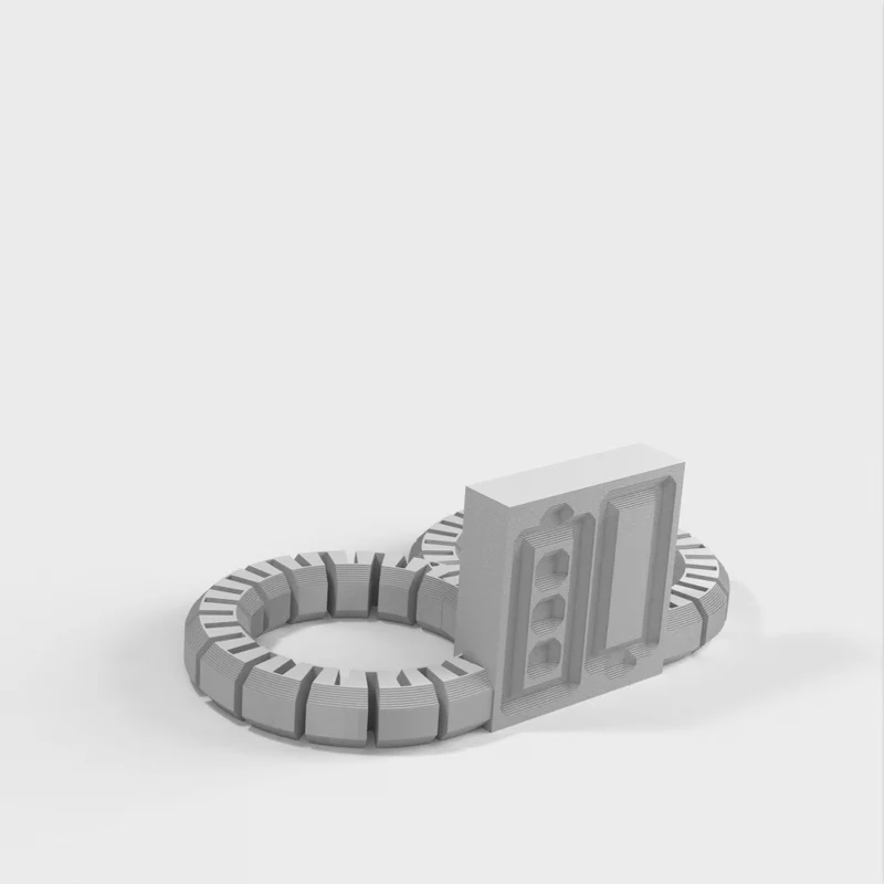 Porte-piles AA/AAA avec indicateur de charge