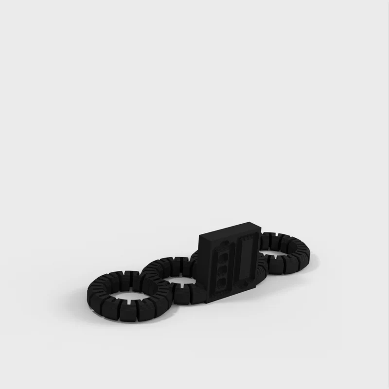 Porte-piles AA/AAA avec indicateur de charge