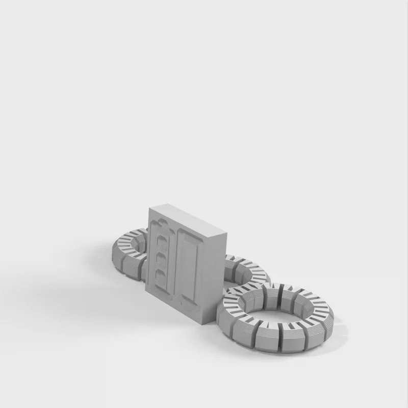 Porte-piles AA/AAA avec indicateur de charge
