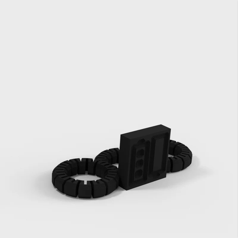 Porte-piles AA/AAA avec indicateur de charge