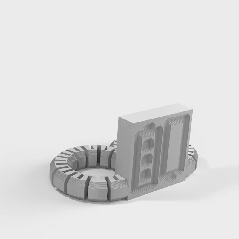 Porte-piles AA/AAA avec indicateur de charge