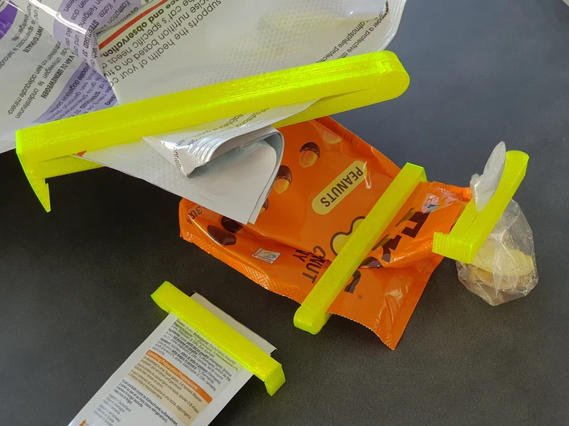 Clip de sac à cliquet