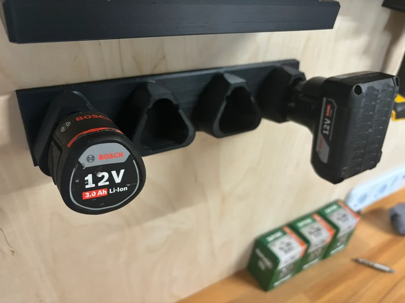 Bosch 12V Montage murale pour batteries et outils