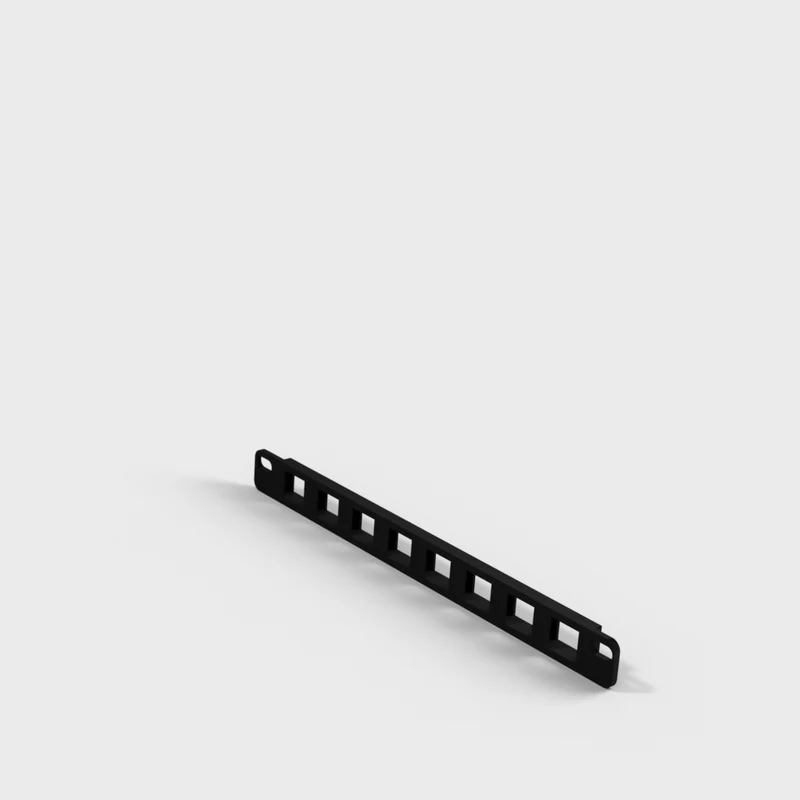 Patchpanel Keystone 1/2U 10 pouces avec 8 ports