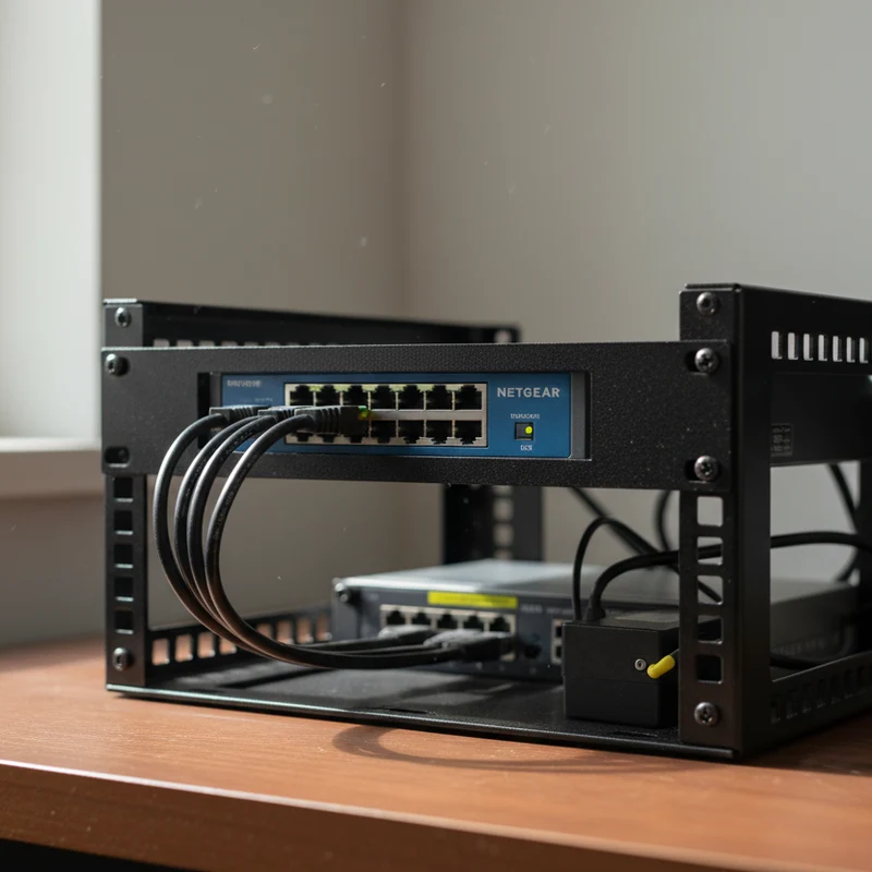 Rackmount pour Netgear GS308 - Armoires réseau de 10 pouces