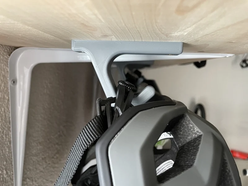 Support de casque de vélo mural - Conception universelle