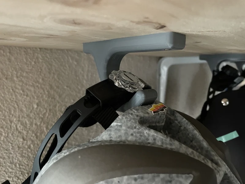 Support de casque de vélo mural - Conception universelle