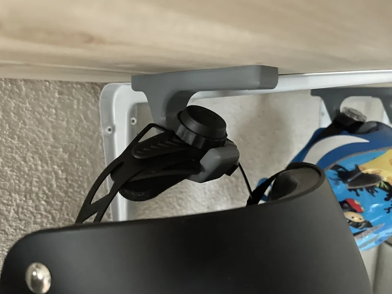 Support de casque de vélo mural - Conception universelle