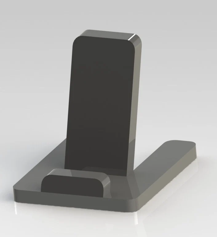 Support de téléphone portable élégant et fonctionnel pour tous les smartphones, 'Angles'