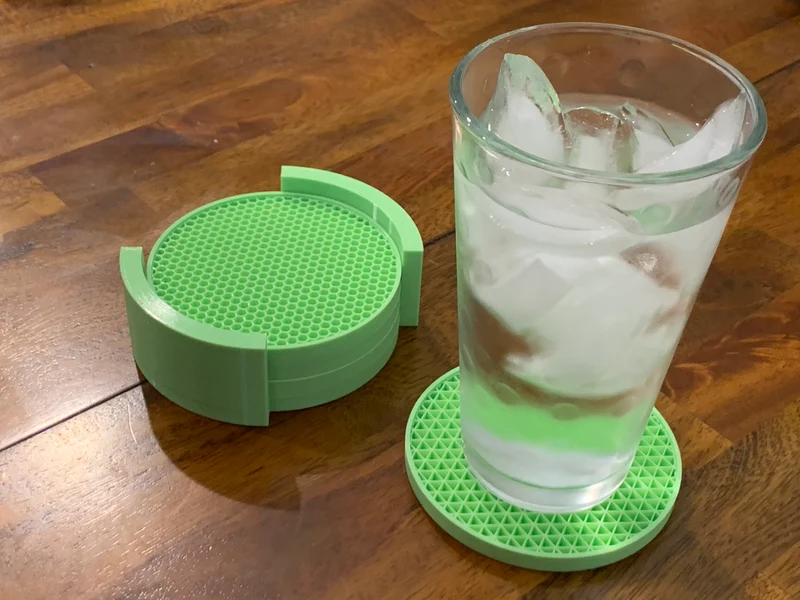 Set de sous-verres et de porte-verres