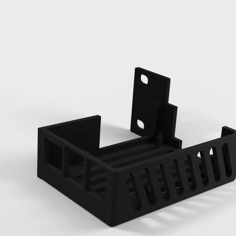 Boîtier de montage en rack Raspberry Pi 5 avec ports orientés vers l'arrière