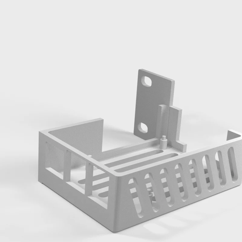Boîtier de montage en rack Raspberry Pi 5 avec ports orientés vers l'arrière