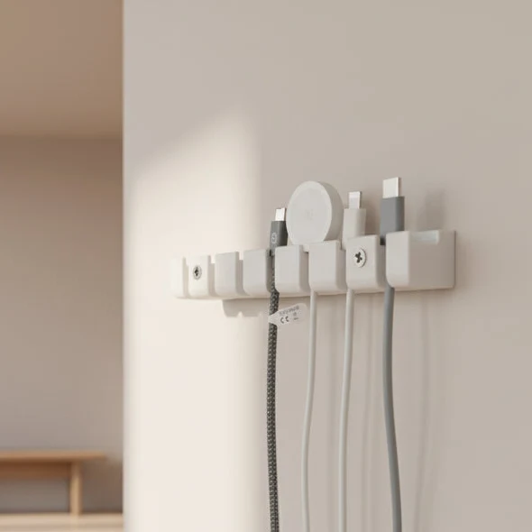 Support de câble USB et organisateur pour 7 câbles