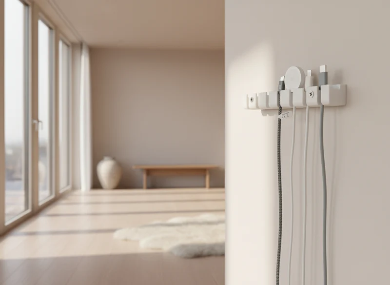 Support de câble USB et organisateur pour 7 câbles
