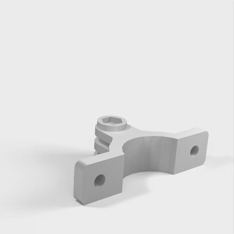 Support de montage GoPro 23,3 mm pour éclairage de vélo