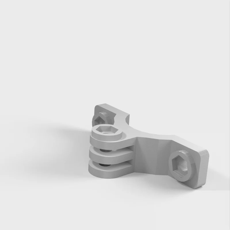 Support de montage GoPro 23,3 mm pour éclairage de vélo