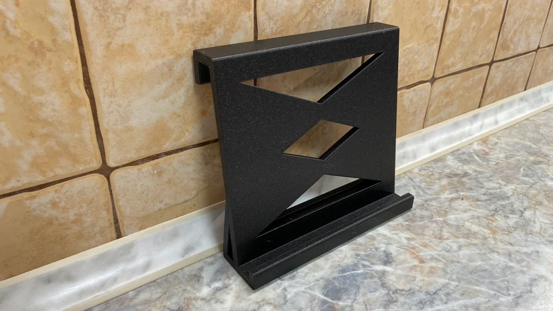 Support compact pour iPad dans la cuisine