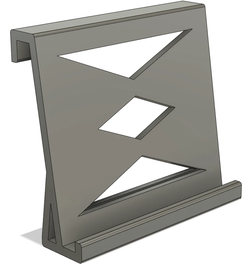Support compact pour iPad dans la cuisine
