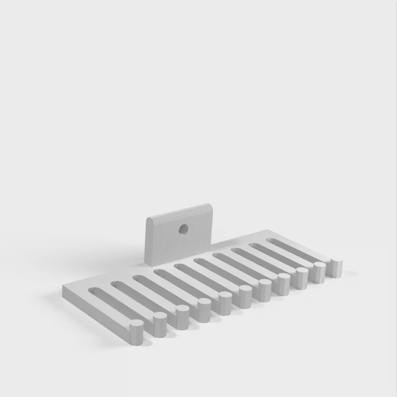 Support de câble combiné avec trou pour fixation par vis
