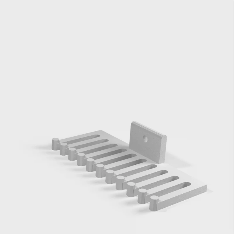 Support de câble combiné avec trou pour fixation par vis