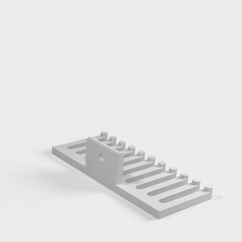 Support de câble combiné avec trou pour fixation par vis