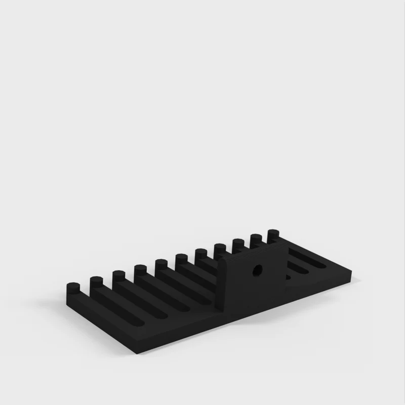 Support de câble combiné avec trou pour fixation par vis