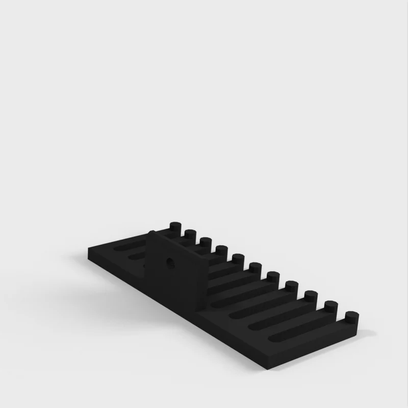 Support de câble combiné avec trou pour fixation par vis