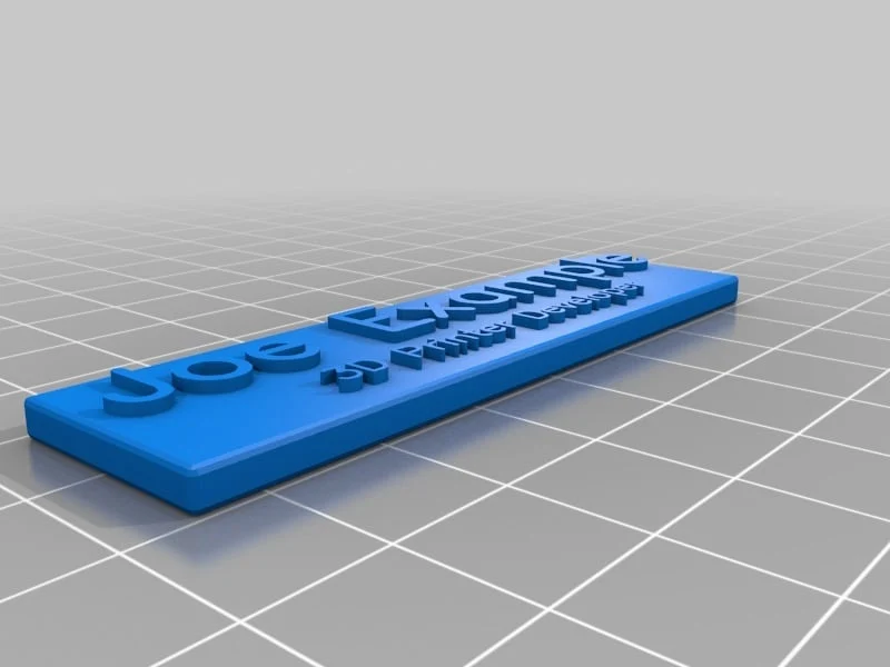 Générateur de plaques signalétiques (OpenJSCAD)