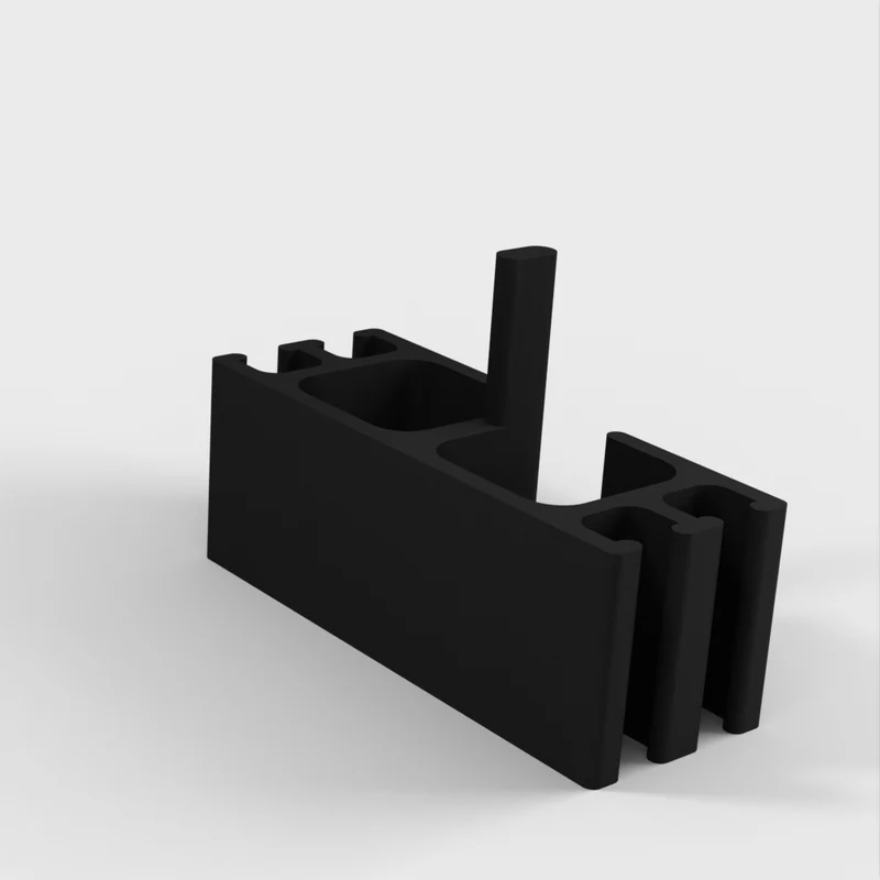 Organisateur de câbles avec support pour câbles de 5 mm