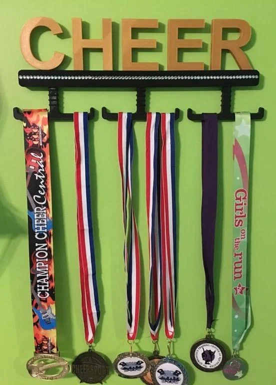 Vitrines murales pour médailles de cheerleading (10 pièces)