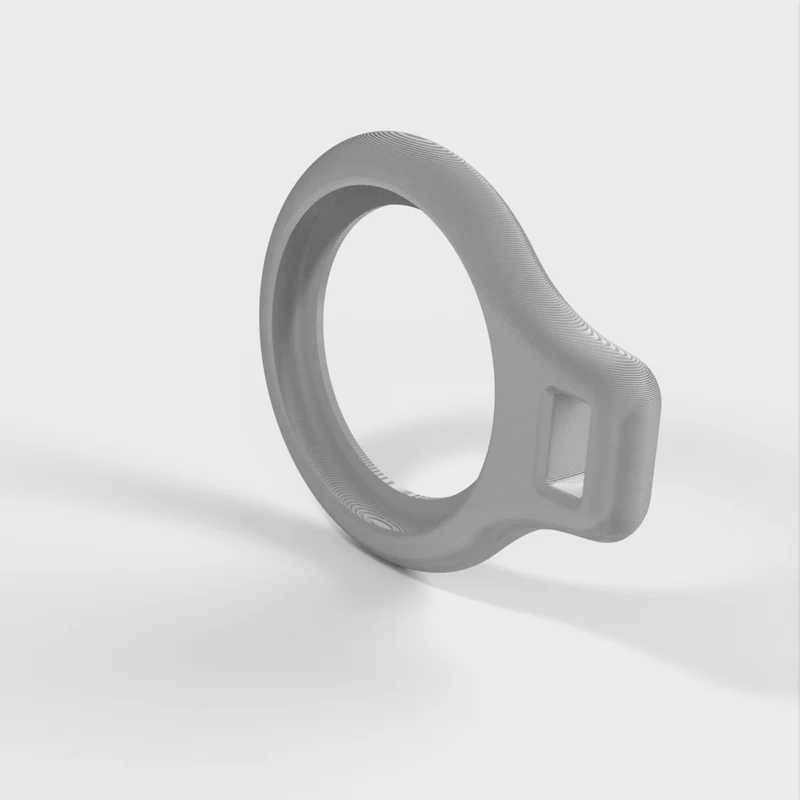 Support sécurisé AirTag compatible avec le porte-clés
